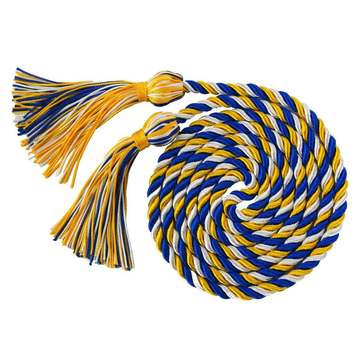 Dual Tone Handwoven Tassel Cord for Events 36