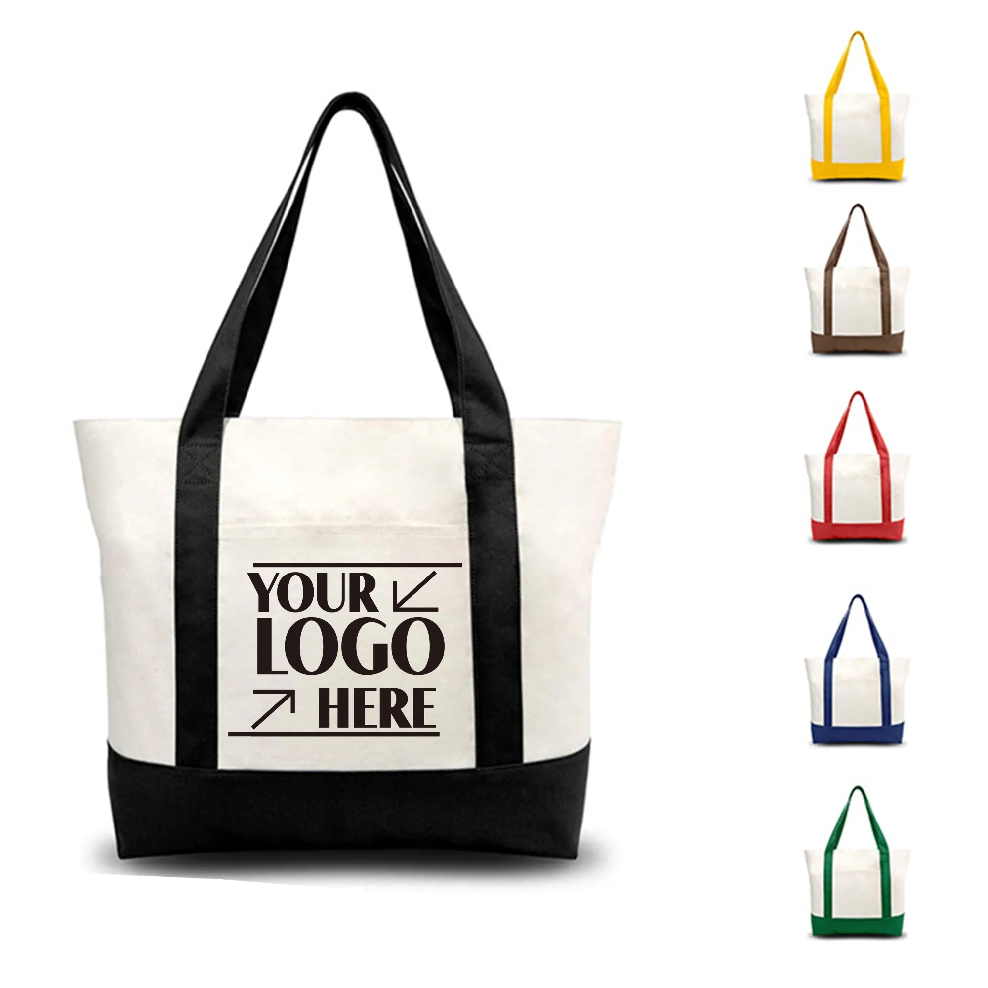 Zipper Tote Bag