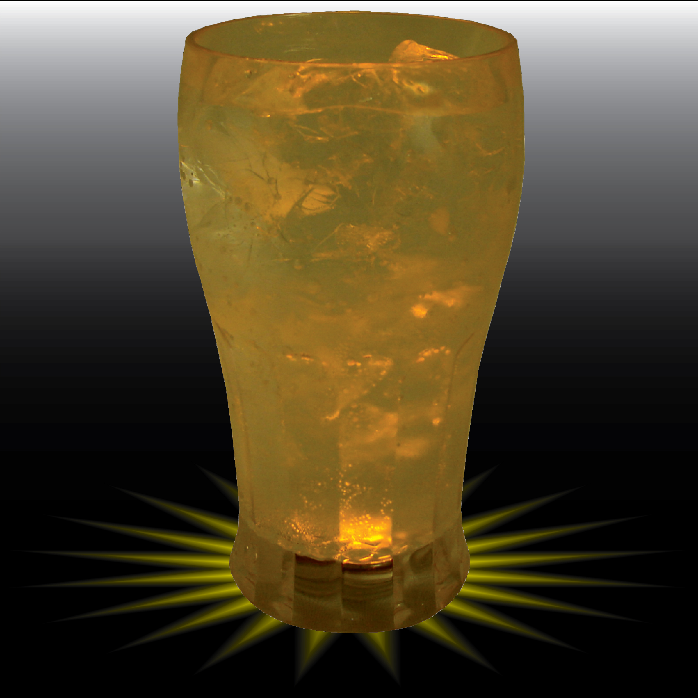 12oz Single Light Plastic Fluted Bell Soda Cup 6