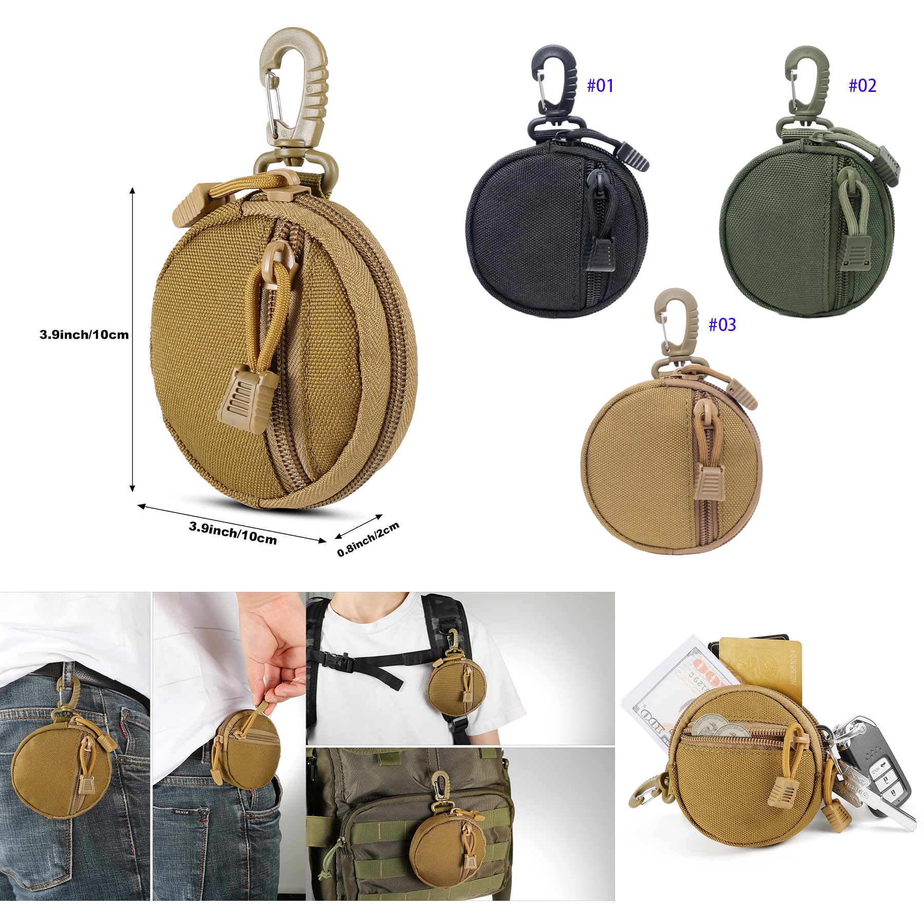 Tactical Compact EDC Pouches 2