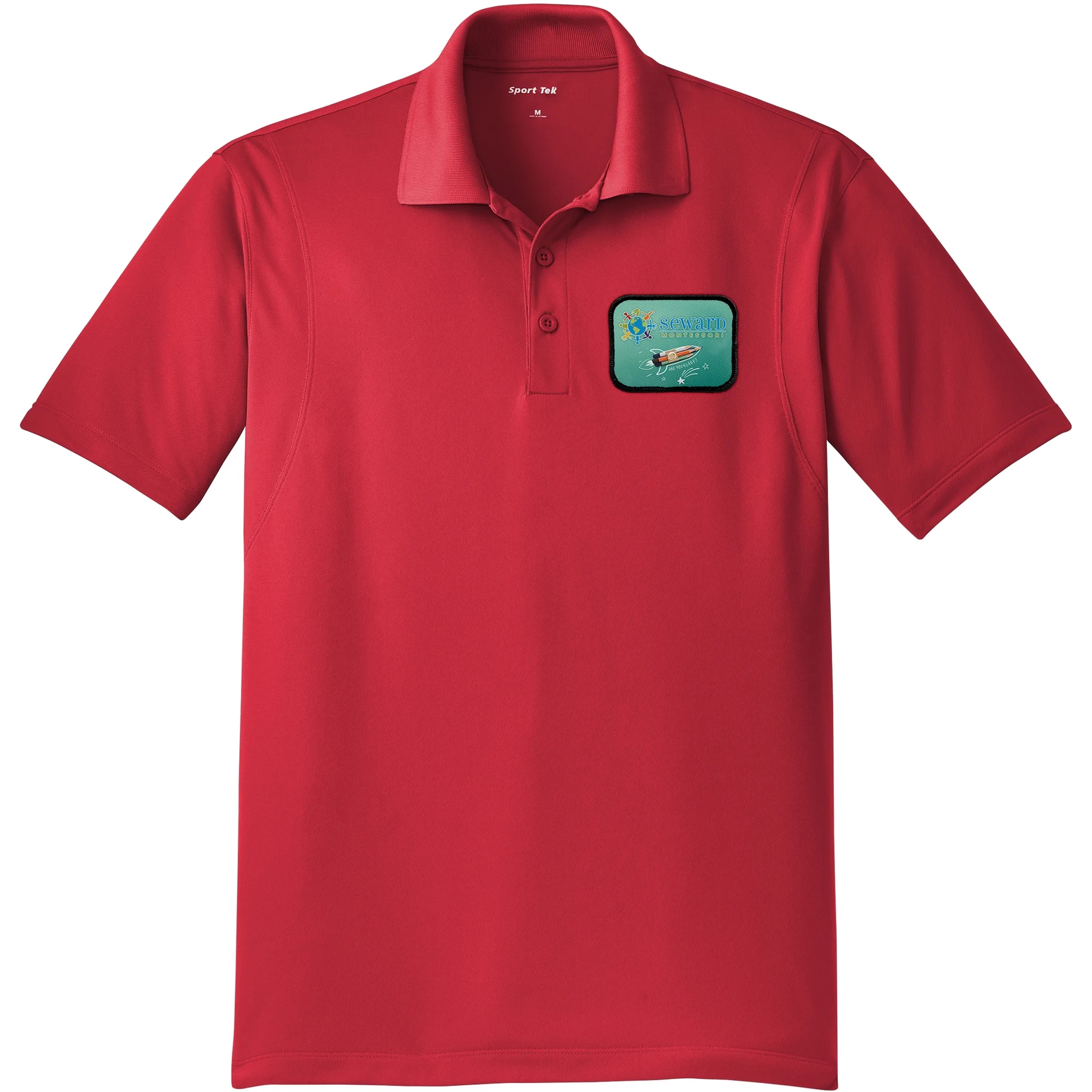 SPORT-TEK(R) MICROPIQUE SPORT-WICK(R) POLO WITH EMBLEM 24