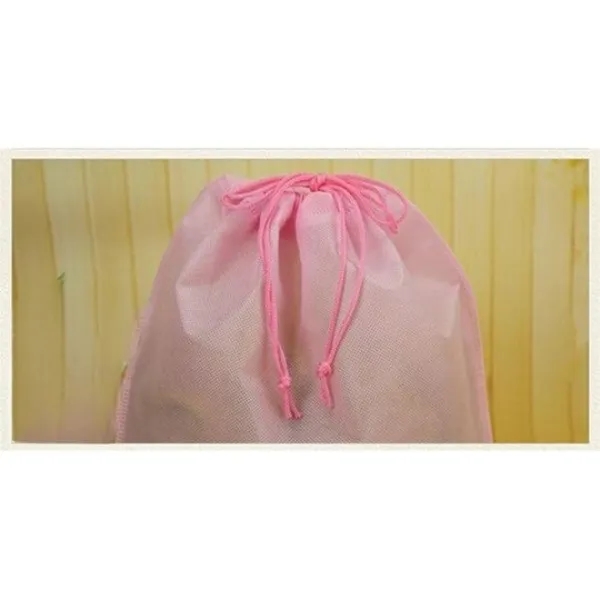 Custom logo 70g non-woven drawstring bag 3