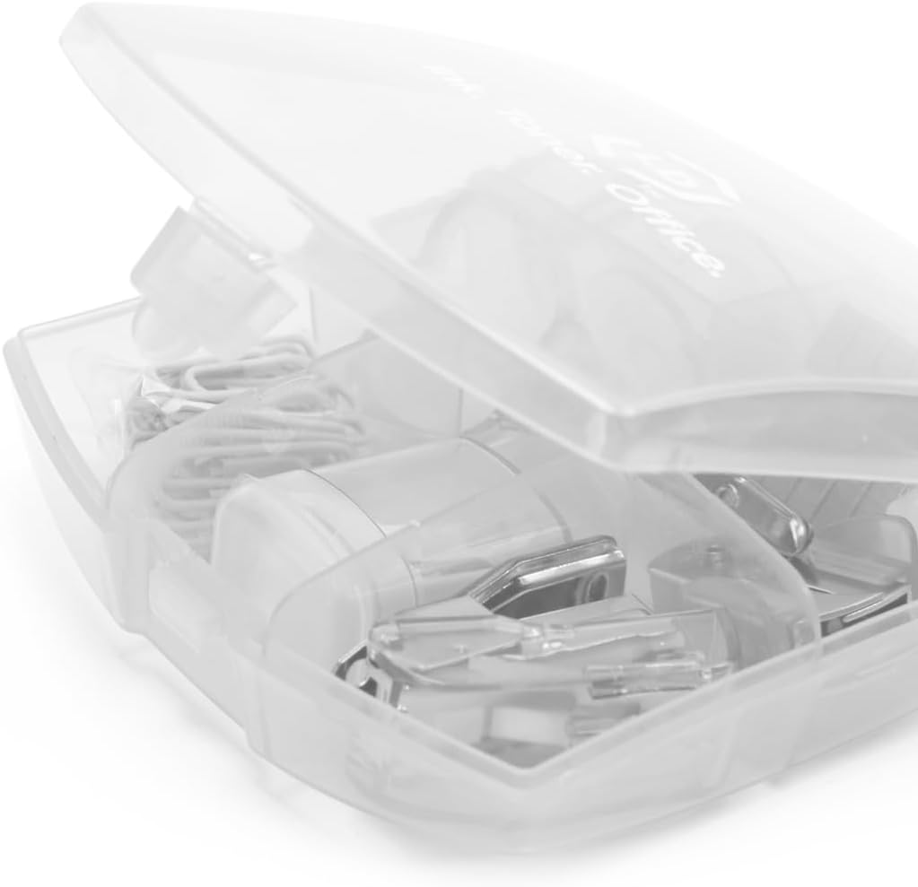 Clear Mini Office Supply Kit Portable Case 11