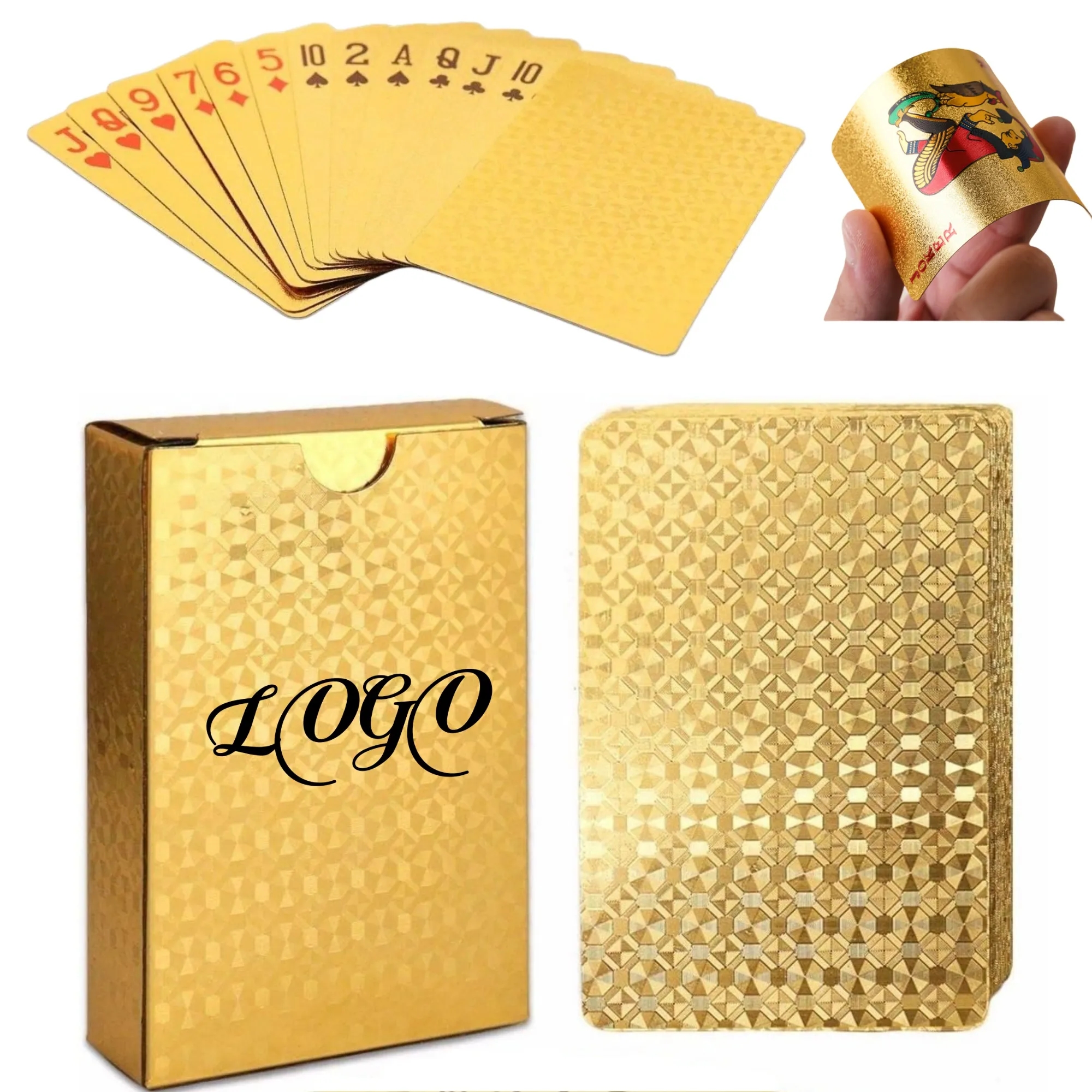 PVC Waterproof Reusable Poker Cards 6