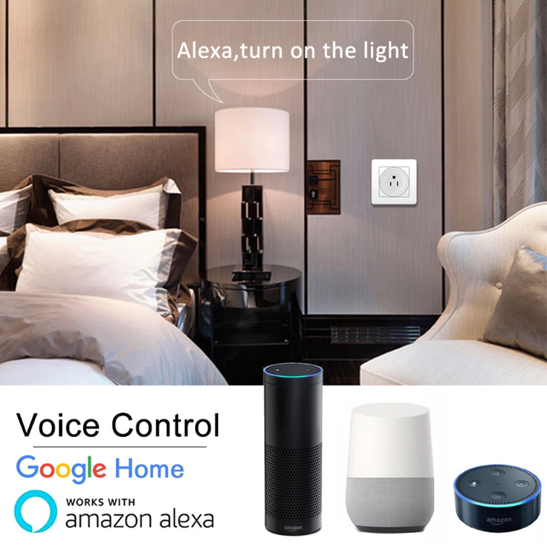 Hot Selling on Amazon Mini Smart Plug with Custom Logo 3