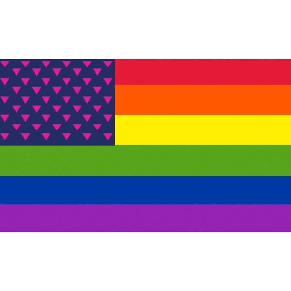 New Old Glory Triangles Antenna Flag 2