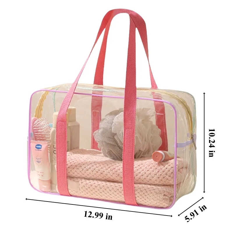 Transparent Travel Makeup And Toiletries Bag 2