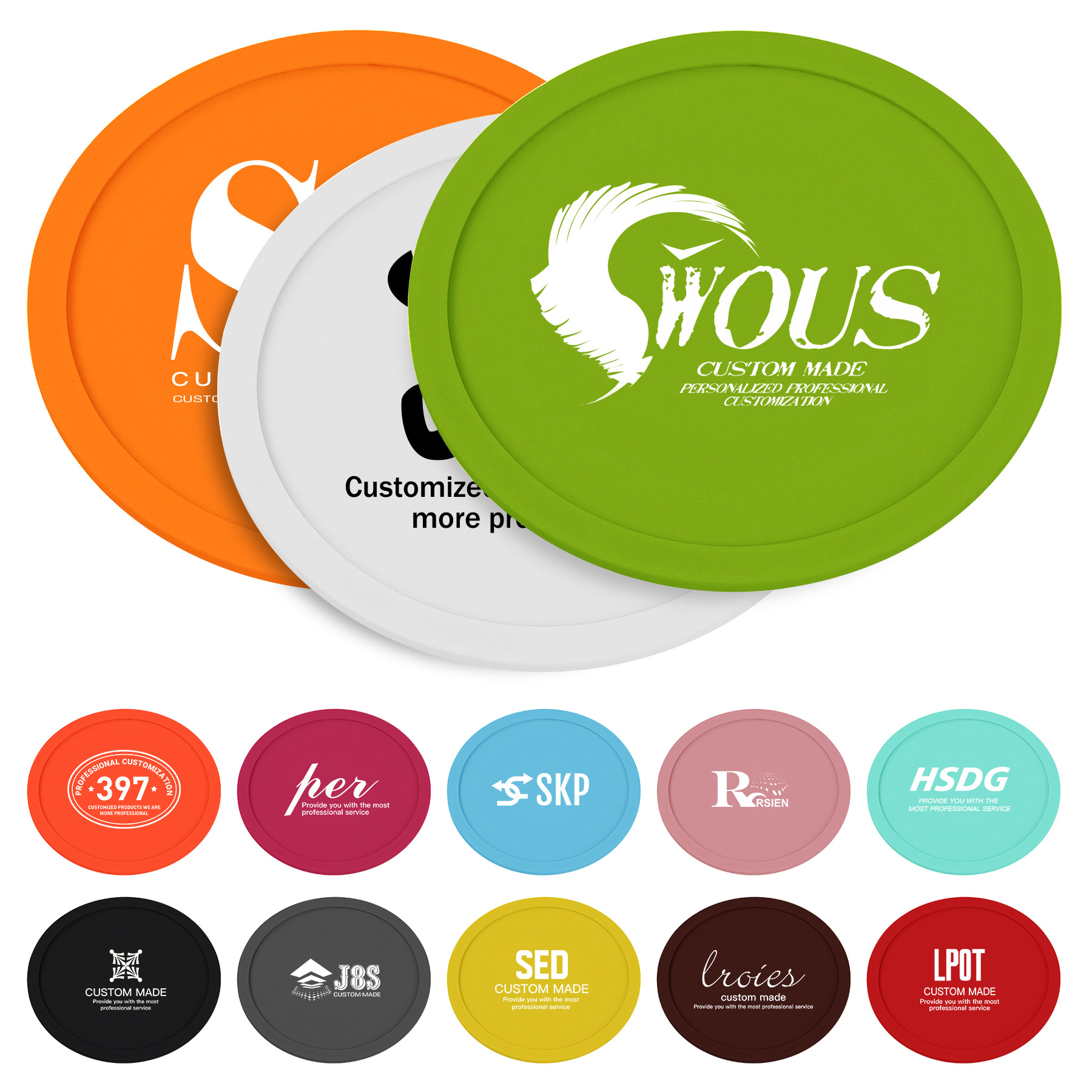 Soft PVC Insulation Coaster 2