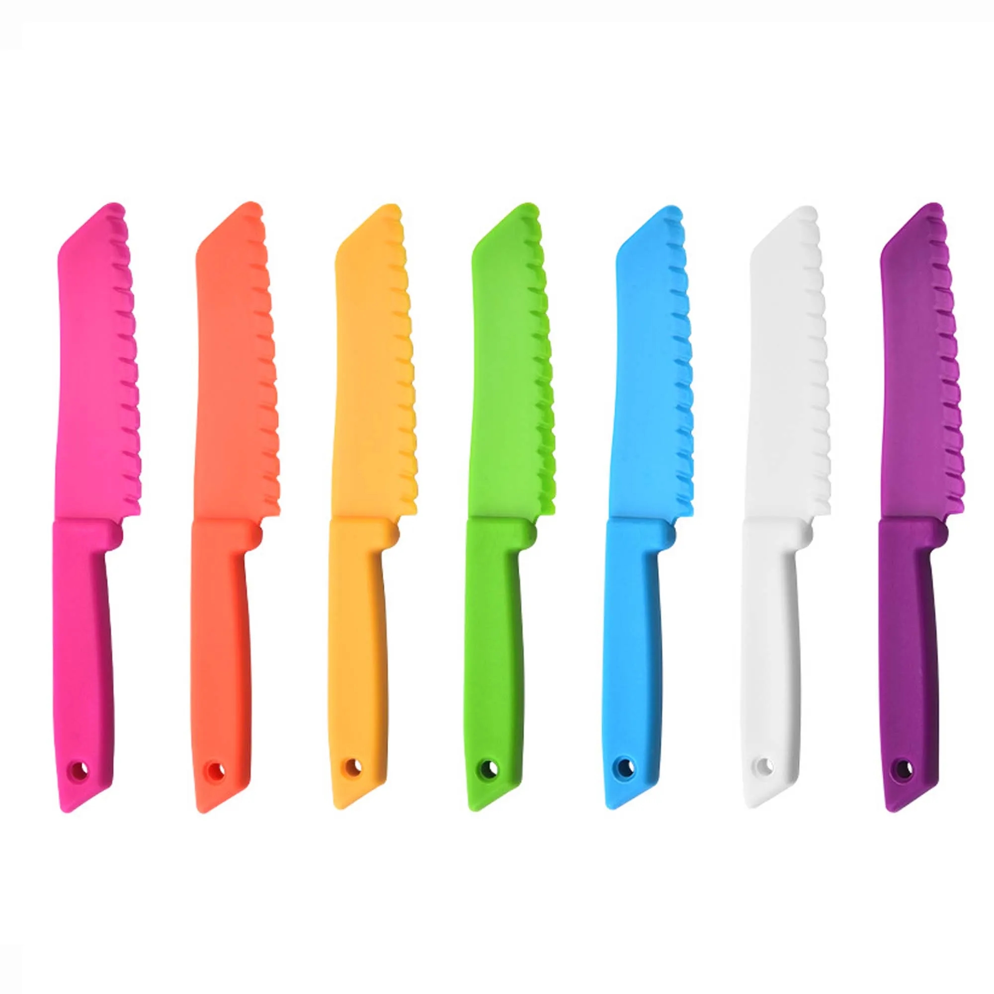 Kid Serrated Plastic Cake Knife 3