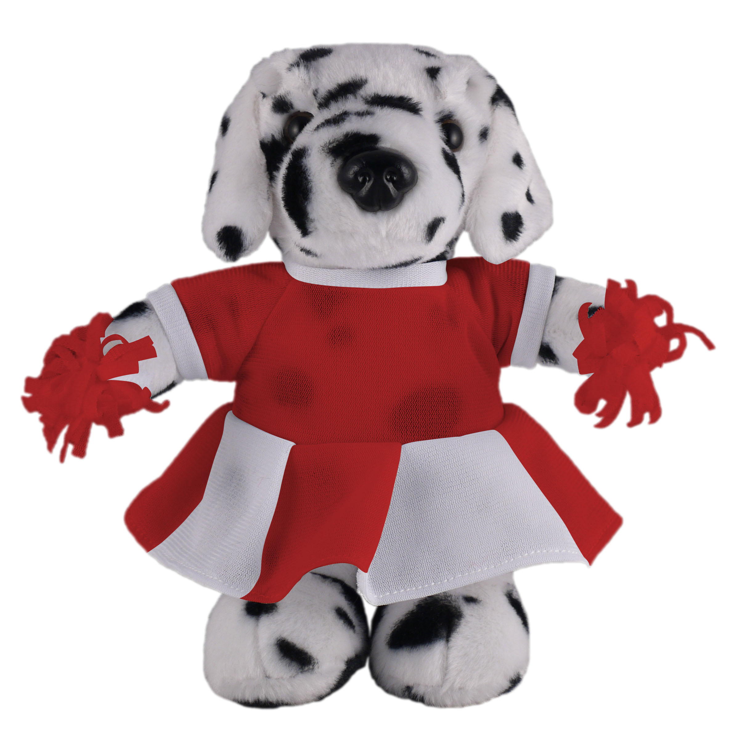 Soft Plush Stuffed Dalmatian with Cheerleader Outfit 3
