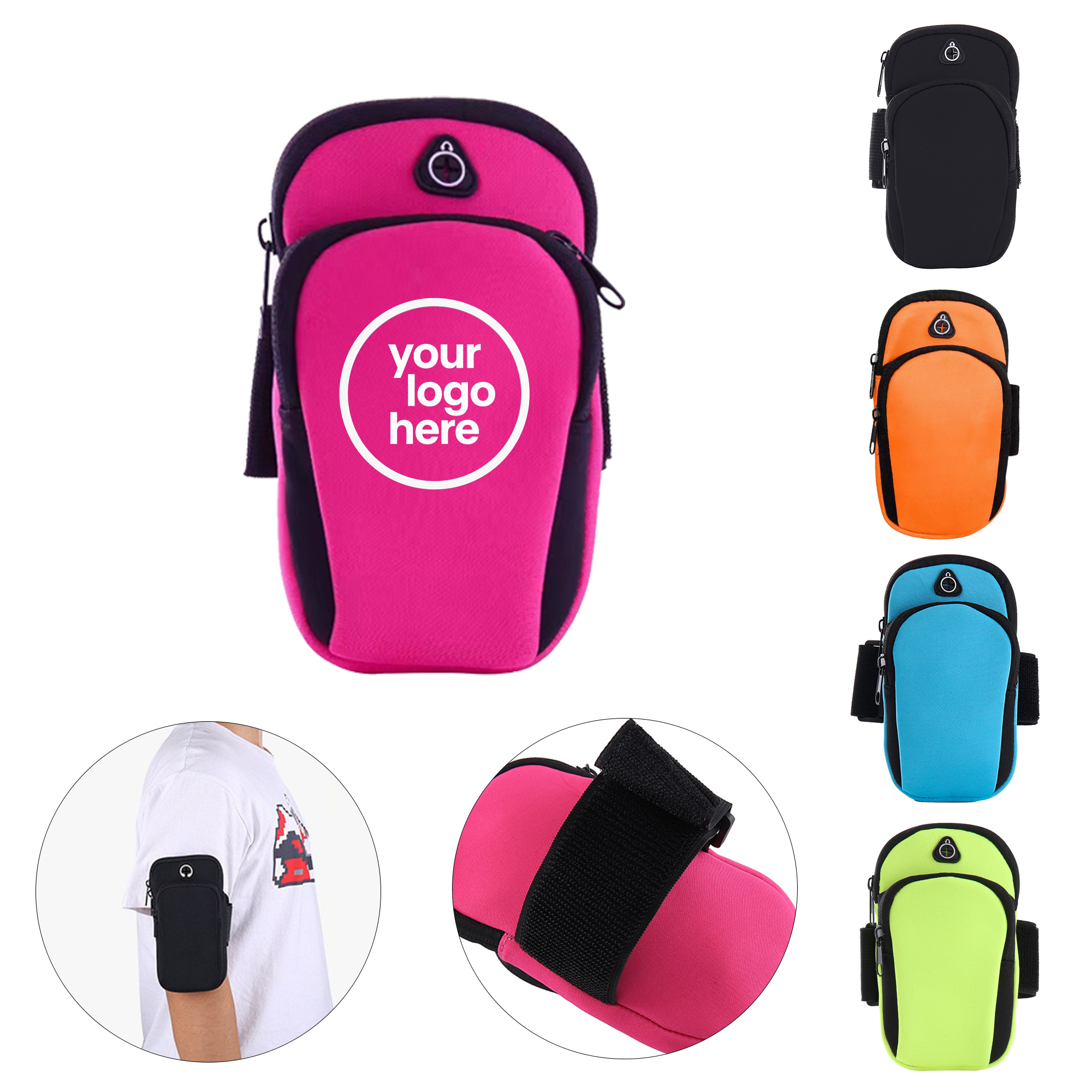 MOQ:10pcs Sport Phone Holder Armband 2
