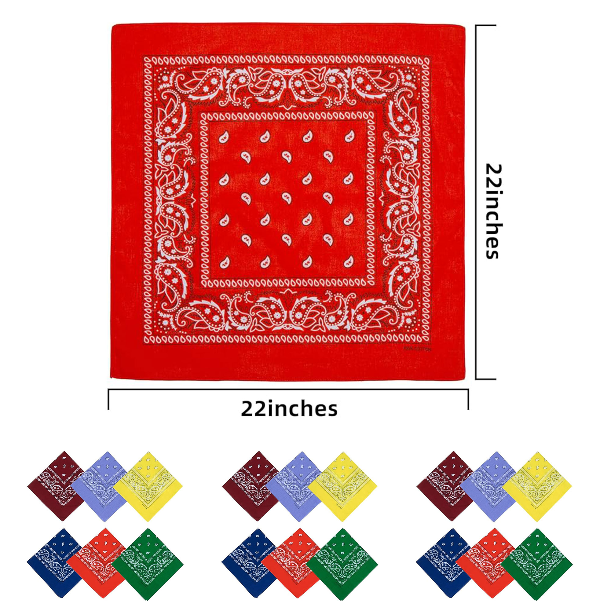 custom 22" x 22" Bandana 2