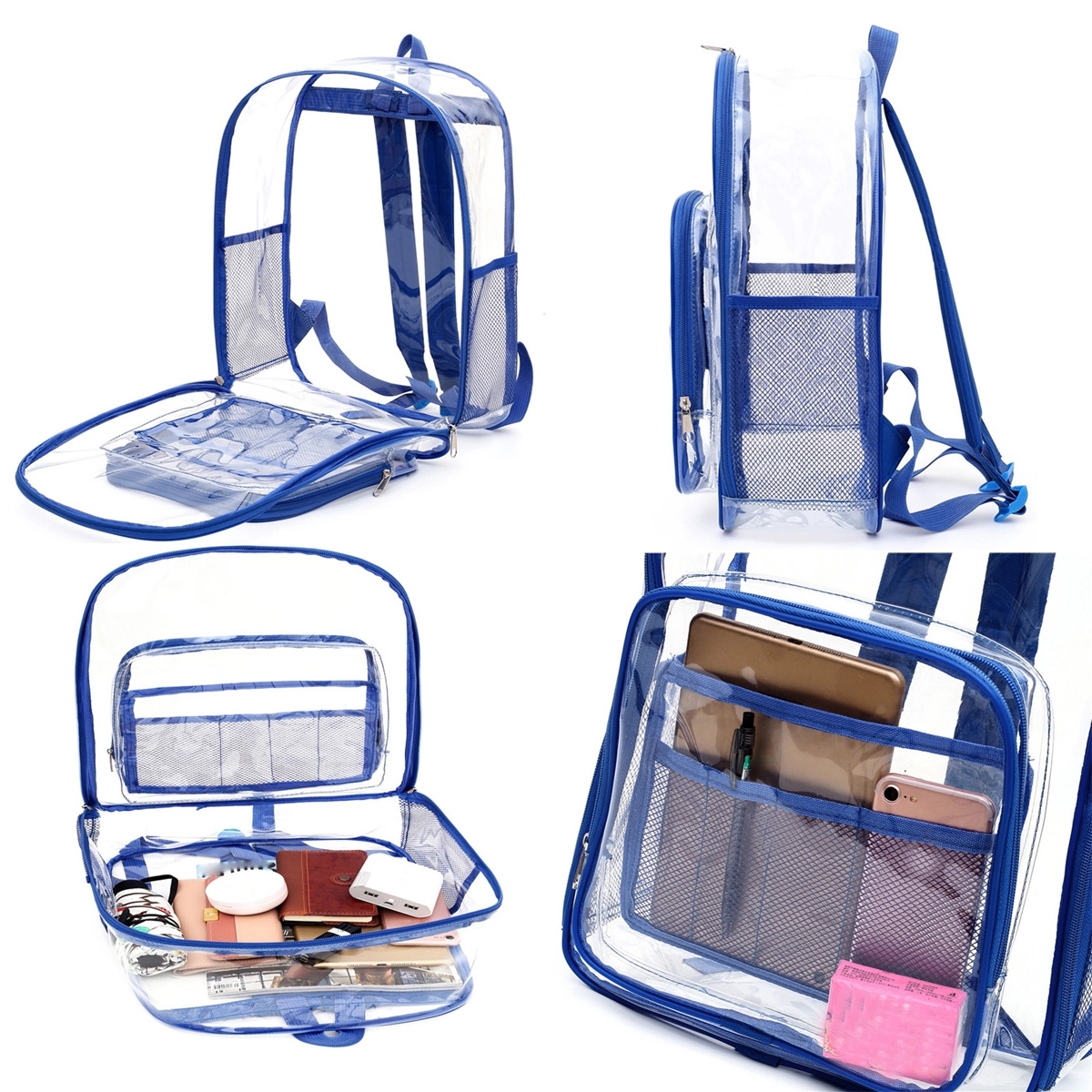 Transparent PVC Clear Backpack 2
