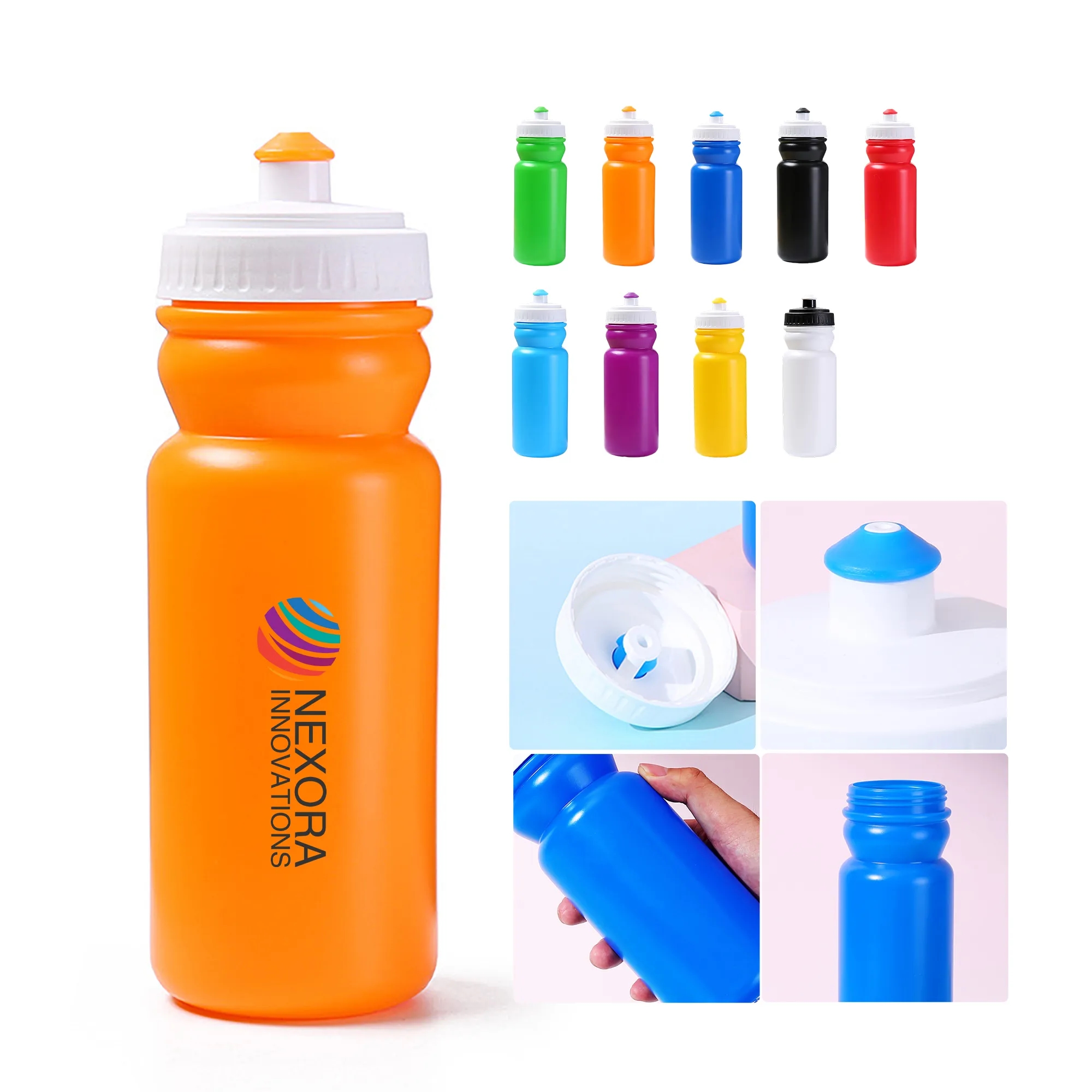 20 oz Water Bottle Multi Color Portable Daily Hydration 9