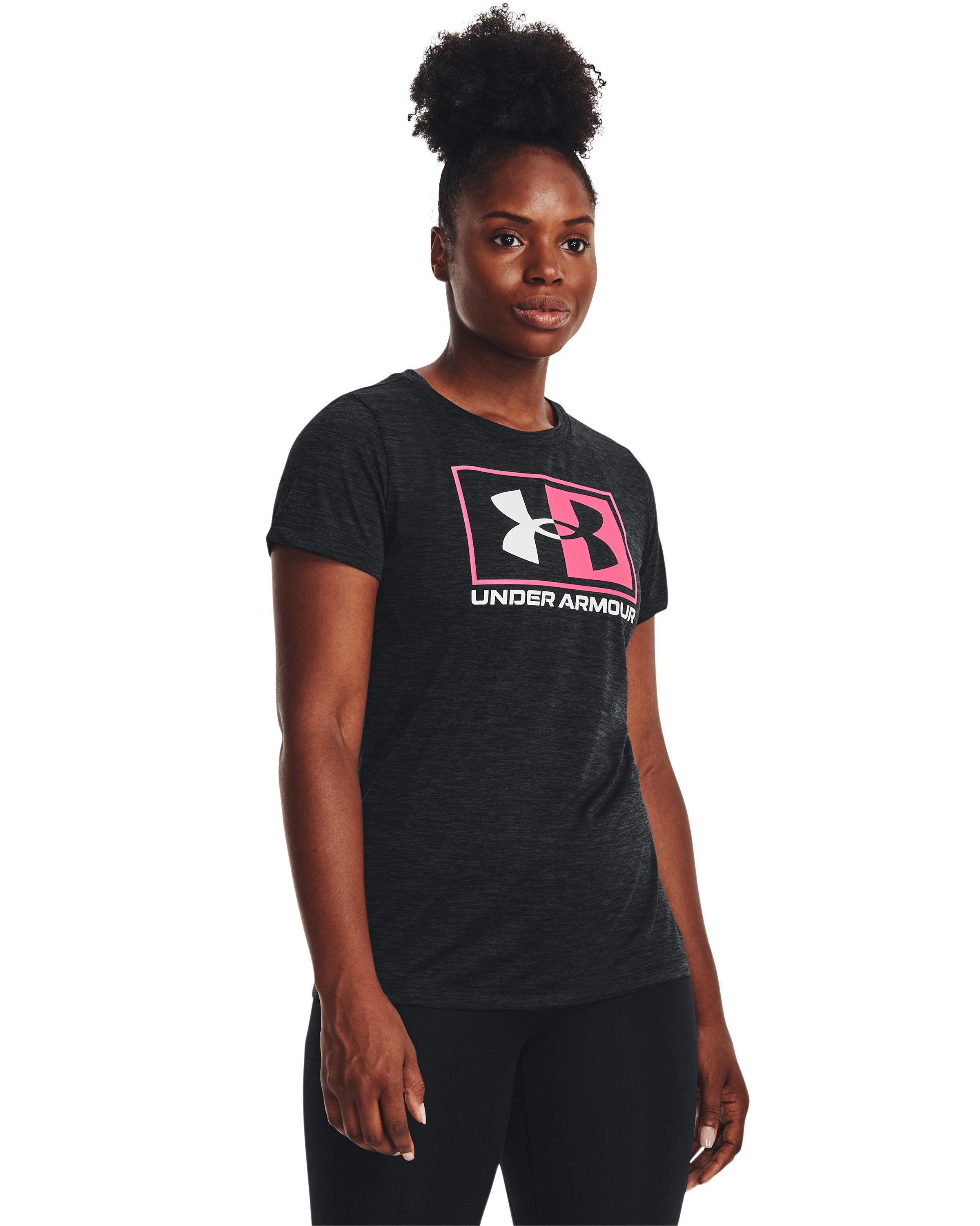 UA Tech Twist Box Women's Short Sleeve 3