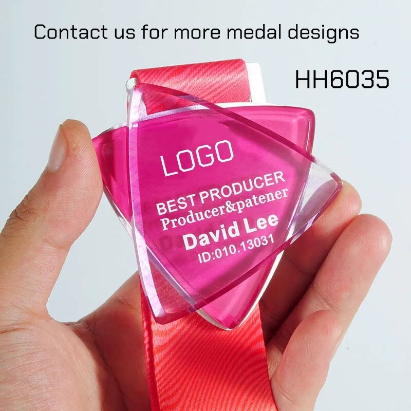 Sports Crystal Medal Award for Winner Gift Prize 5