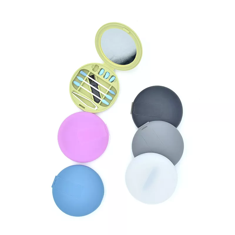 Cosmetic Cotton Swab with Makeup Mirror 1