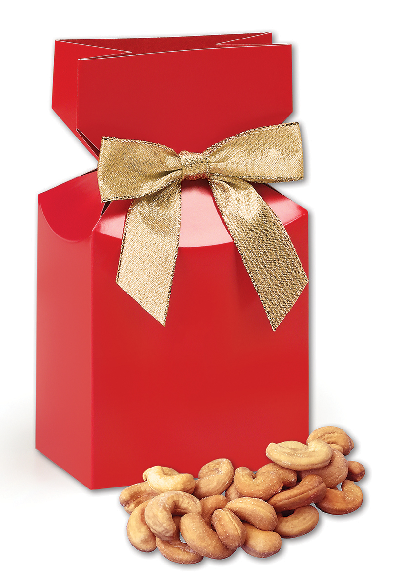 Extra Fancy Cashews in Red Premium Delights Gift Box 3