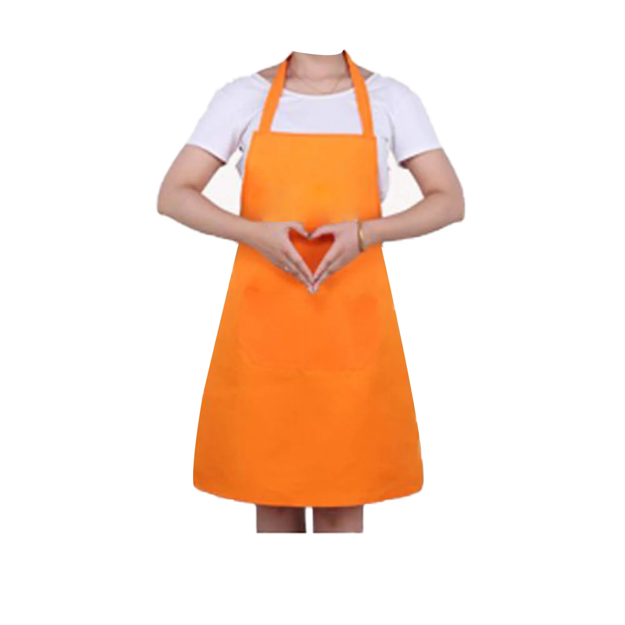 Polyester Double-pocket Uniform Bib Apron 29.5"L x 26"W 8