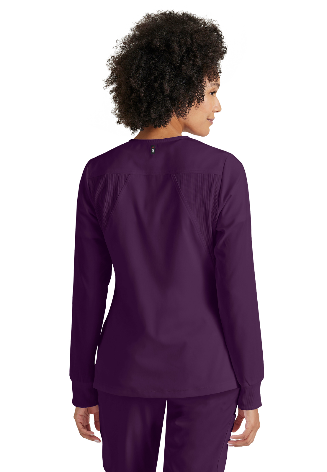 Grey's Anatomy Spandex Stretch - Women's Five-Pocket Gianna Warm-Up Scrub Jacket 47