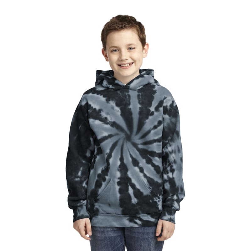Port & Company Youth Tie-Dye Pullover Hooded Sweatshirt. 24