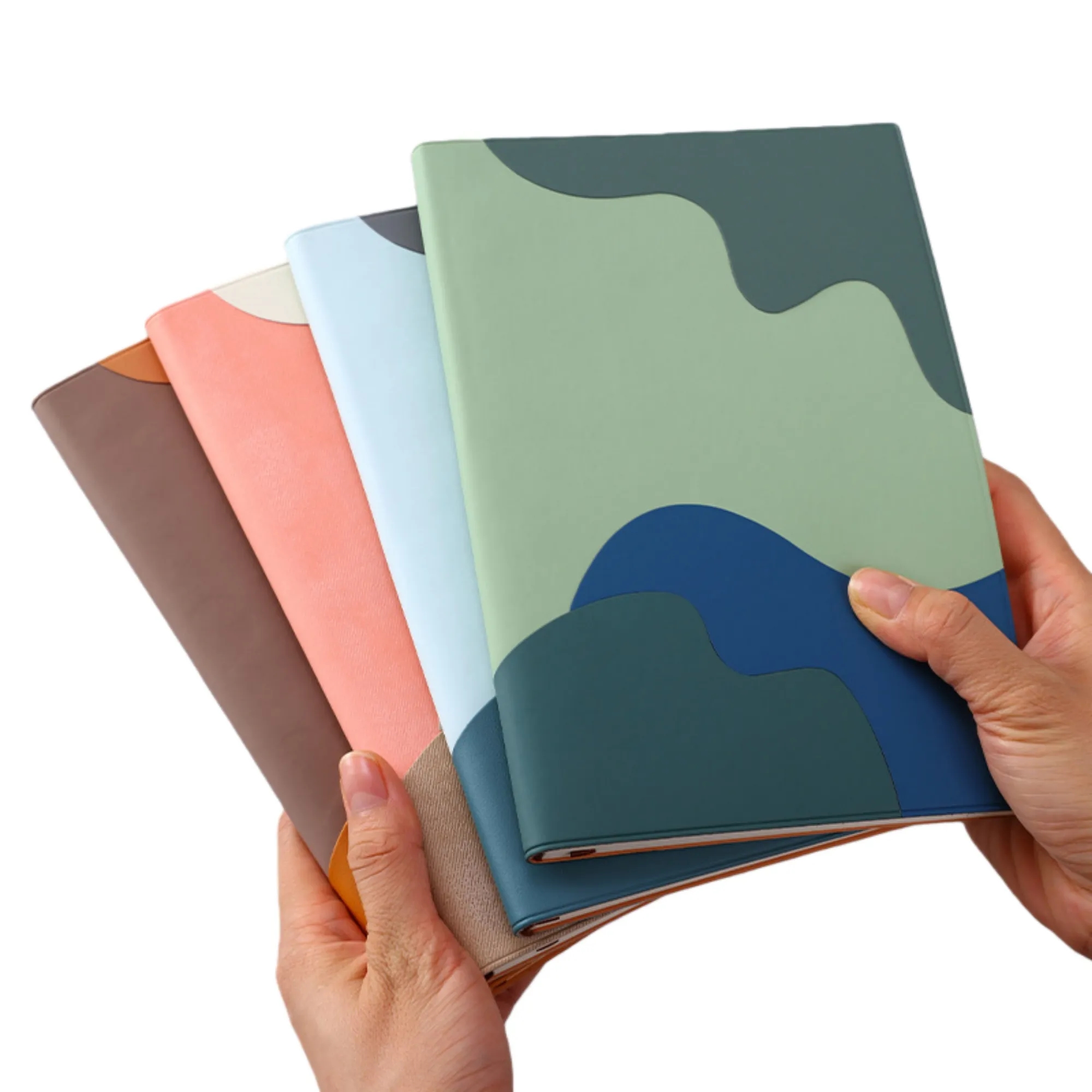 A5 Creative Wave Design Notebook Custom Logo 2