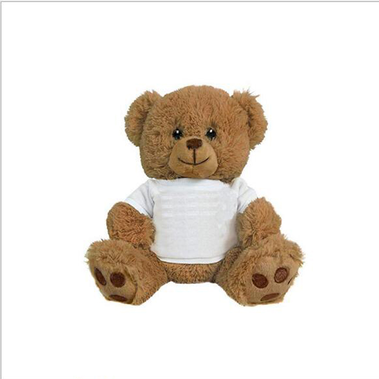 6" Plush Teddy Bear w/ Choice of T-Shirt Color 2