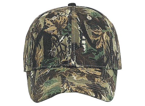 OTTO CAP® Camouflage 6 Panel Low Profile Baseball Cap 16