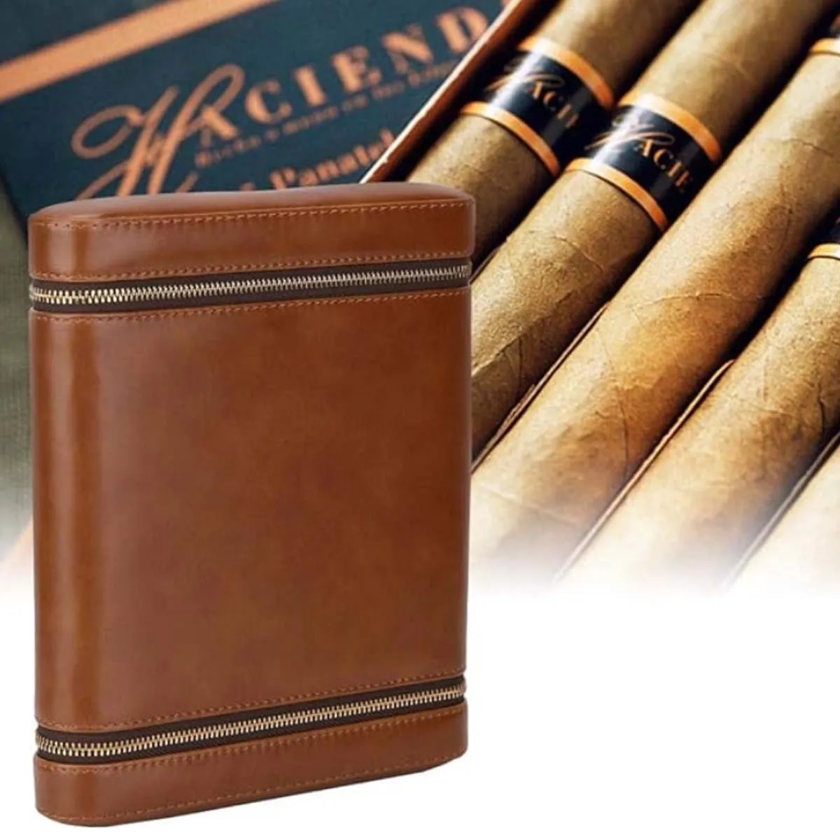 Leather Cigar Case 2