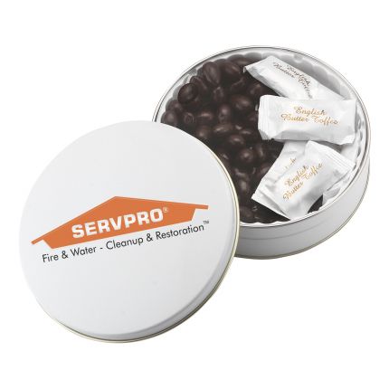 Glad Tidings Tins - English Butter Toffee & Dark Chocolate Almonds 10