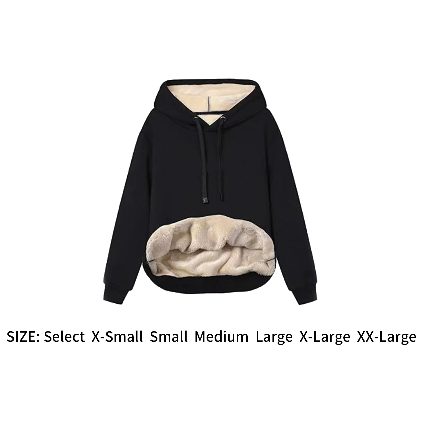 Womens Casual Winter Warm Hooded Sweatshirt 3