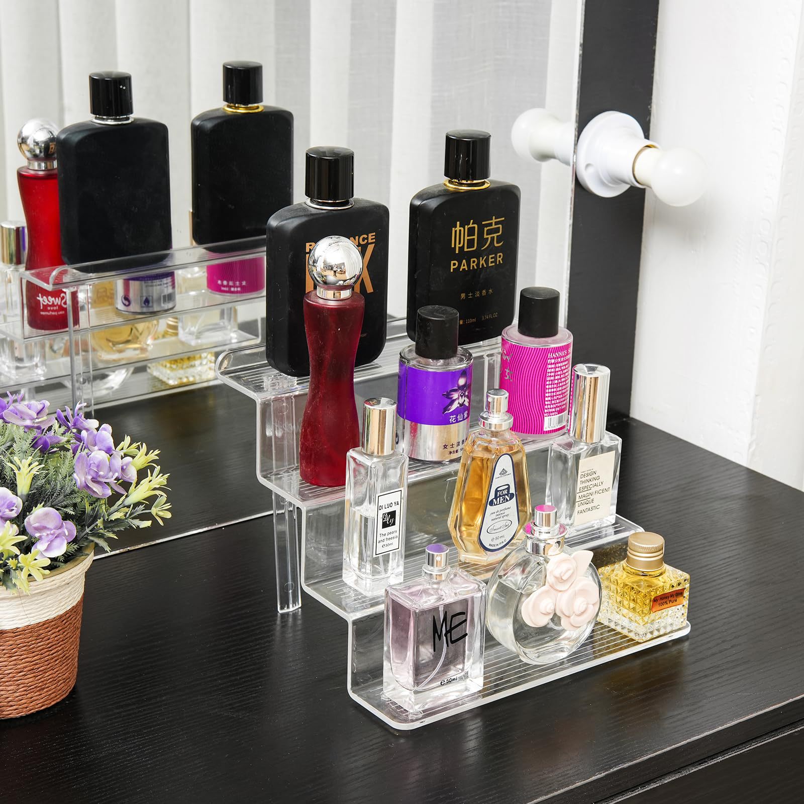 4 Tier Clear Shelf for Perfume Organizer 2