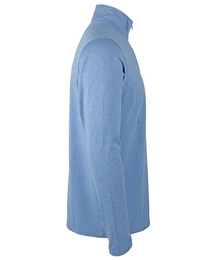 Men's Heathered Eco-Logic Stretch Quarter Zip, custom hoodie or sweatshirt with logo imprint 10