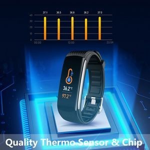 Thermometer Sports Tracker Smart Watch With Fitness Bracelet 3