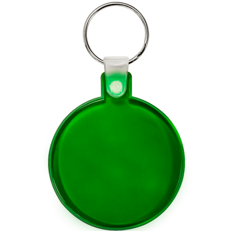 Circle Soft Plastic Keychains 10
