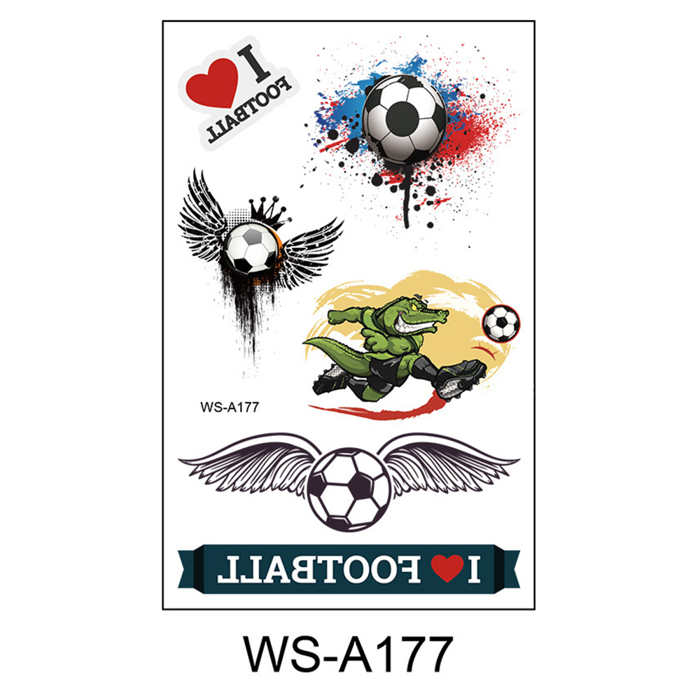 Qatar World Cup Football Fan Tattoo Sticker 7