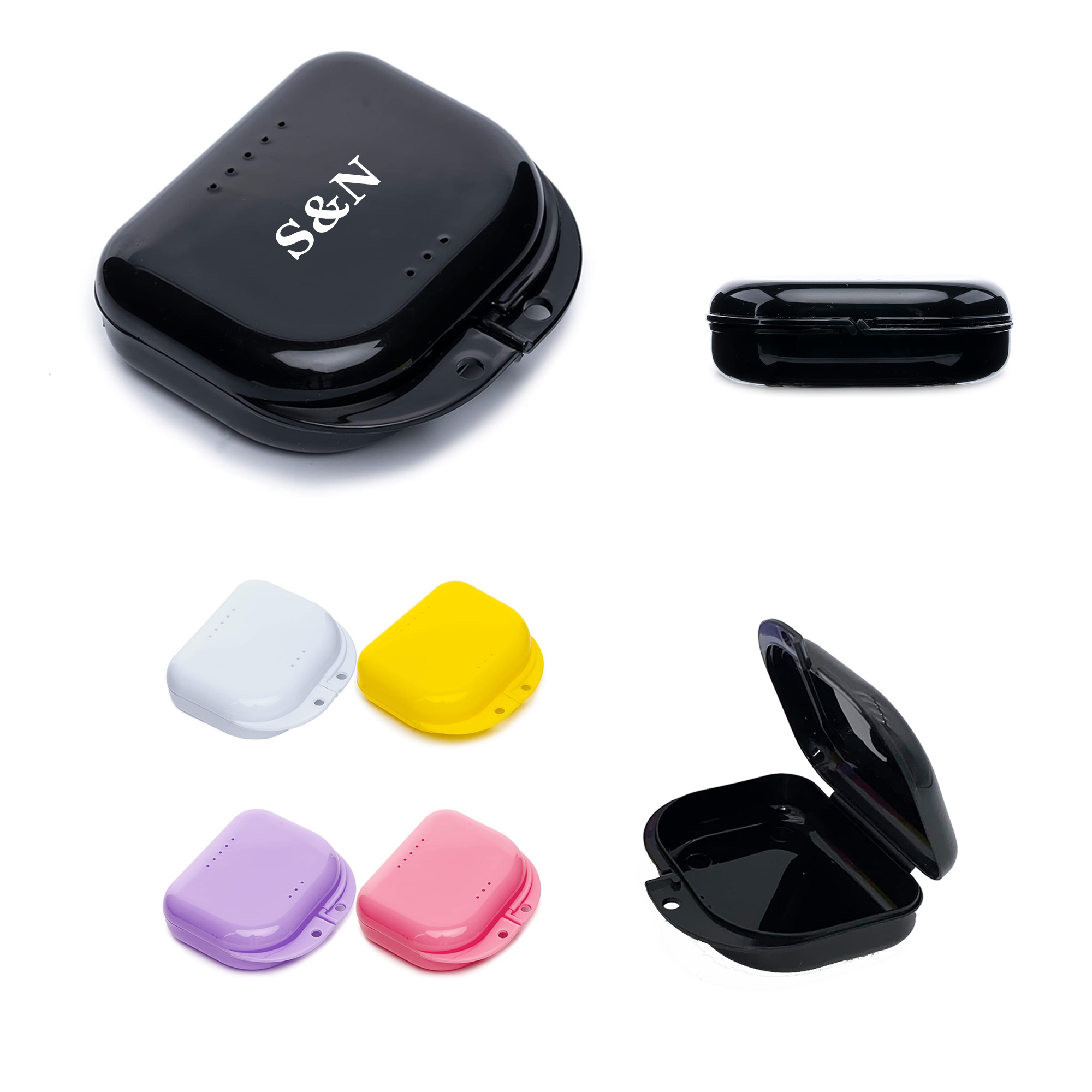 Plastic Denture Box With Ventilation Holes 2