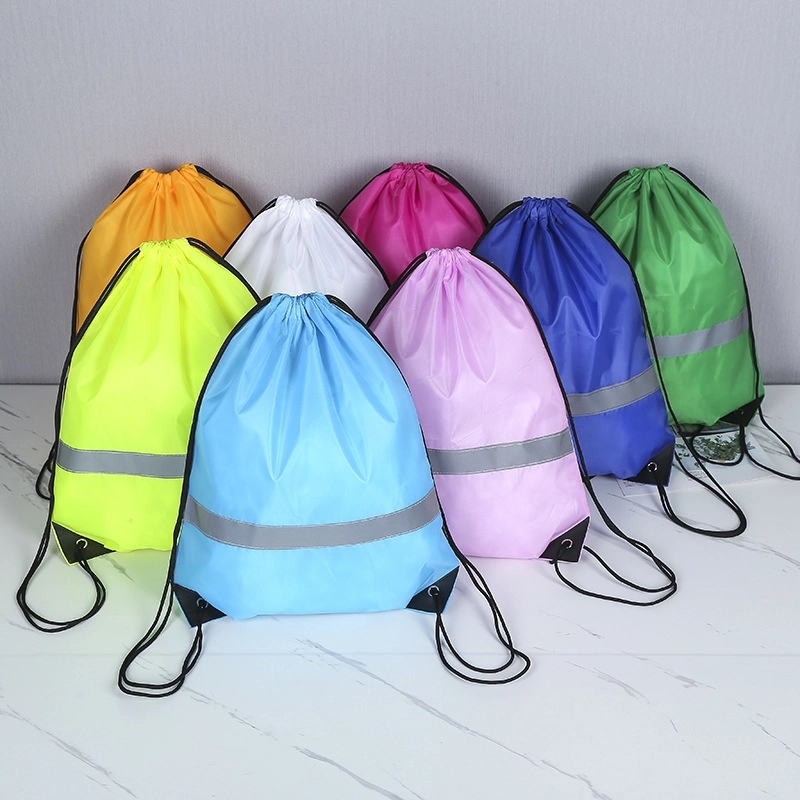 Custom 210 D Polyester Drawstring Bag 8