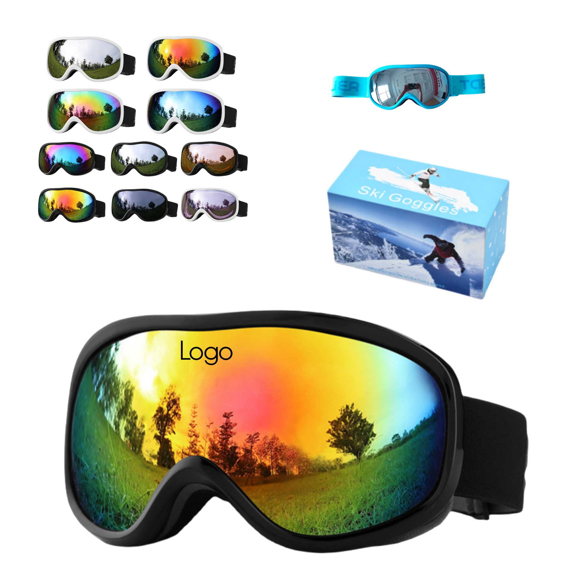 PC Fashionable Ski Goggles 2