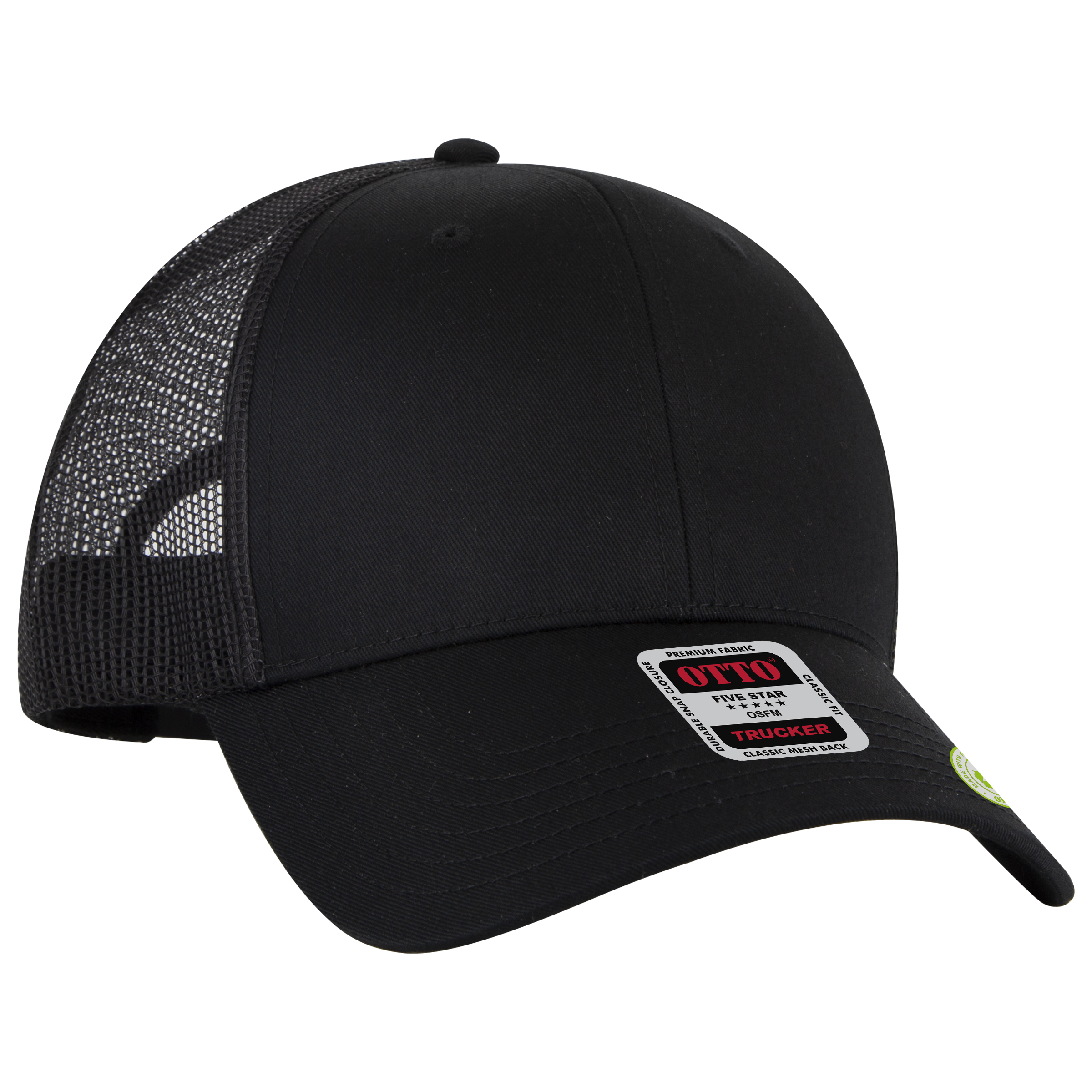OTTO CAP® 6 Panel Low Profile Mesh Back Trucker Hat 2