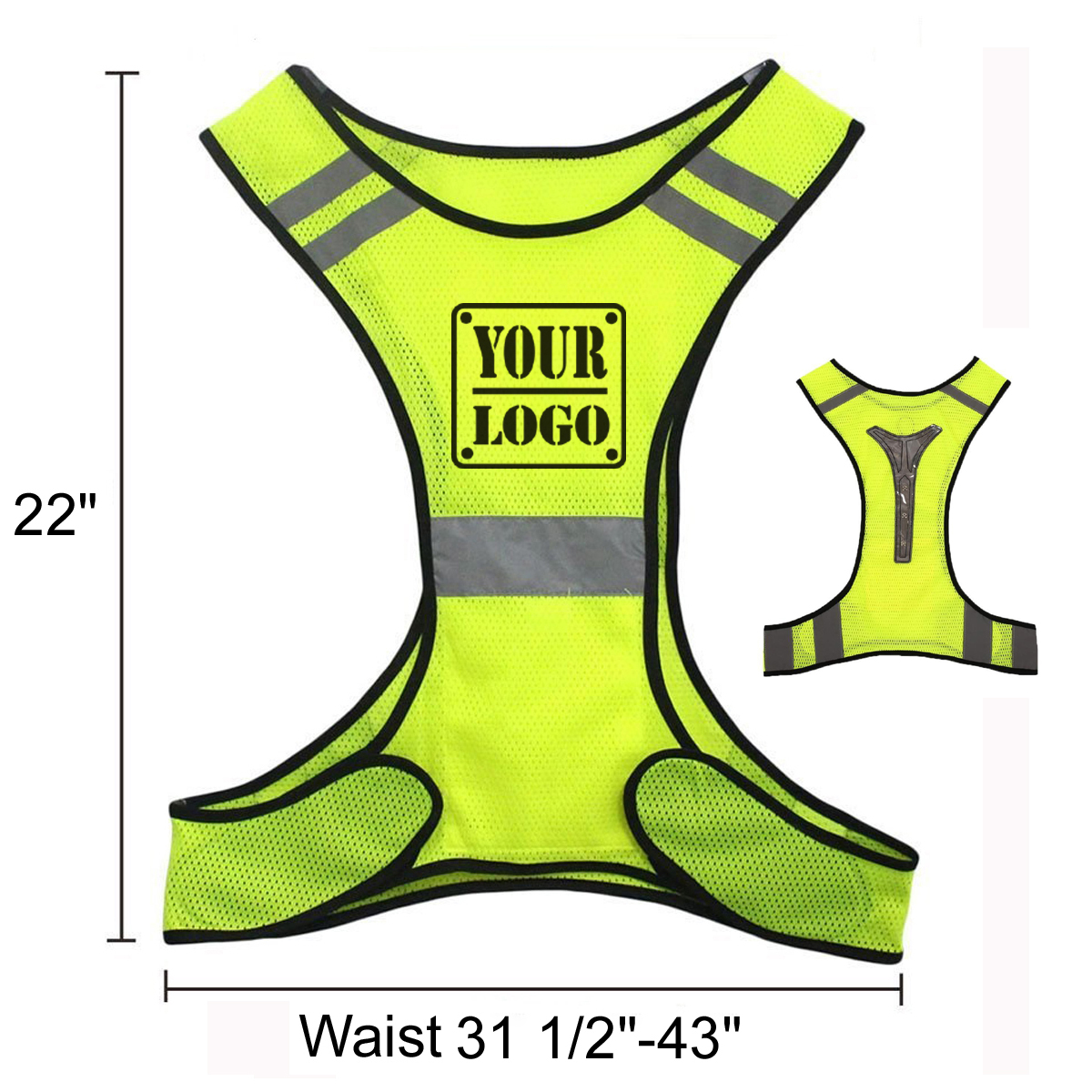 LED Reflective Safety Vest 2