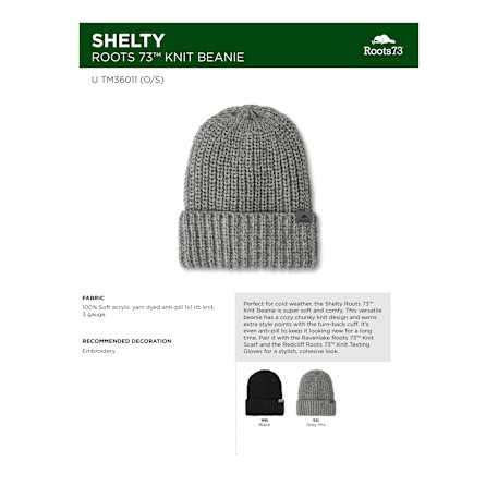 Unisex SHELTY Roots73 Knit Beanie 10