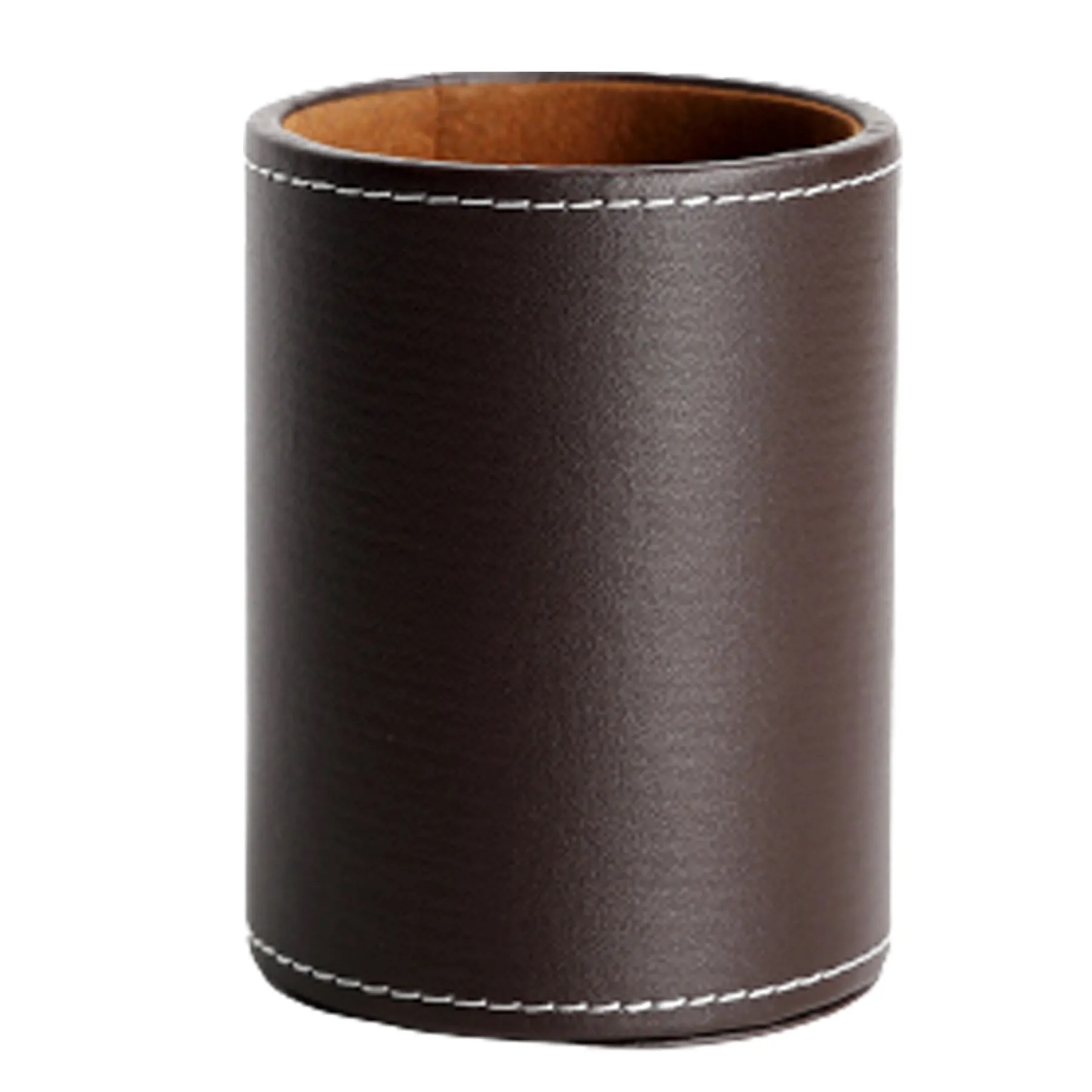 Stylish Leather Desk Top Pen Holder Organizer 2