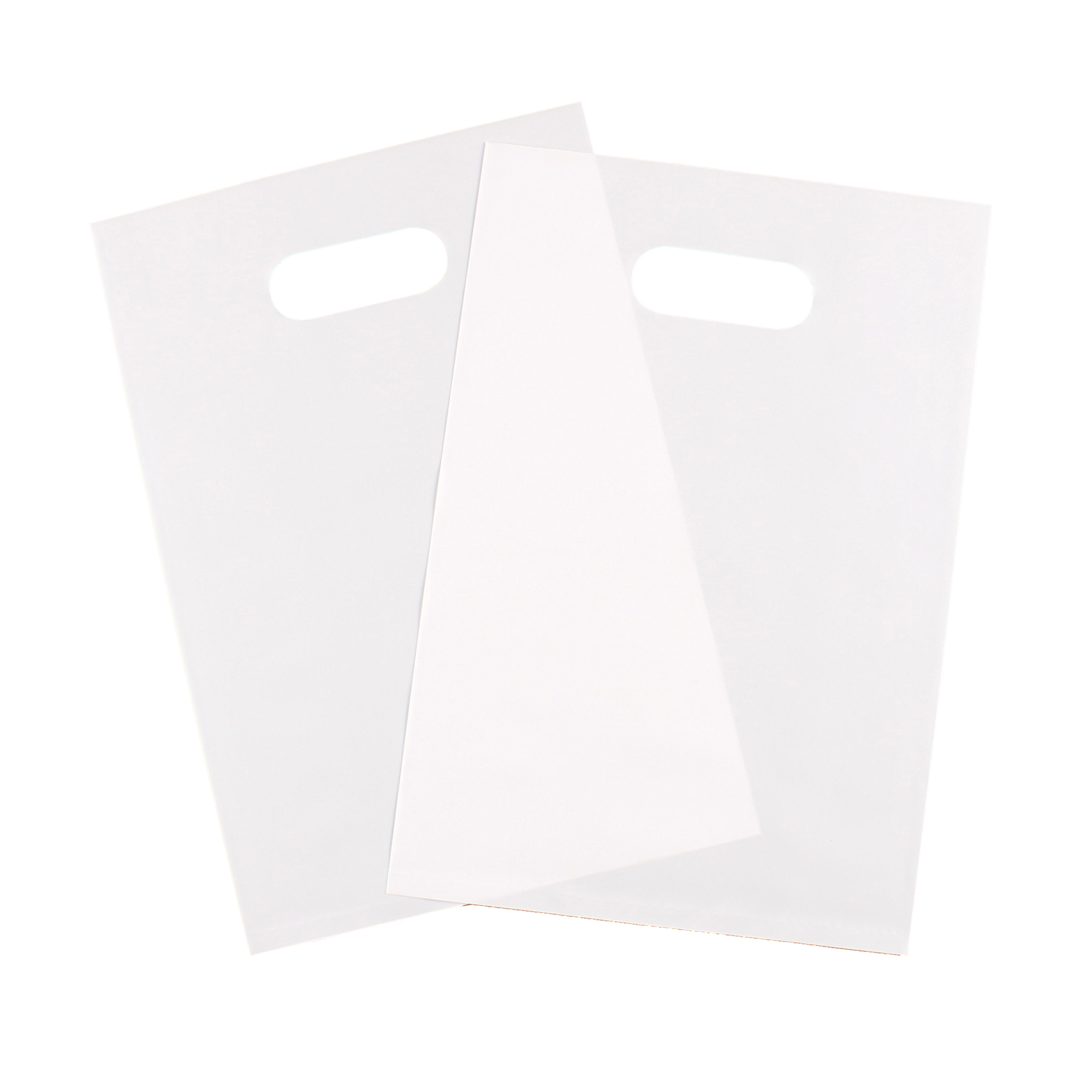 Multi-Color Poly Carry Bags With Cutout Handles 10