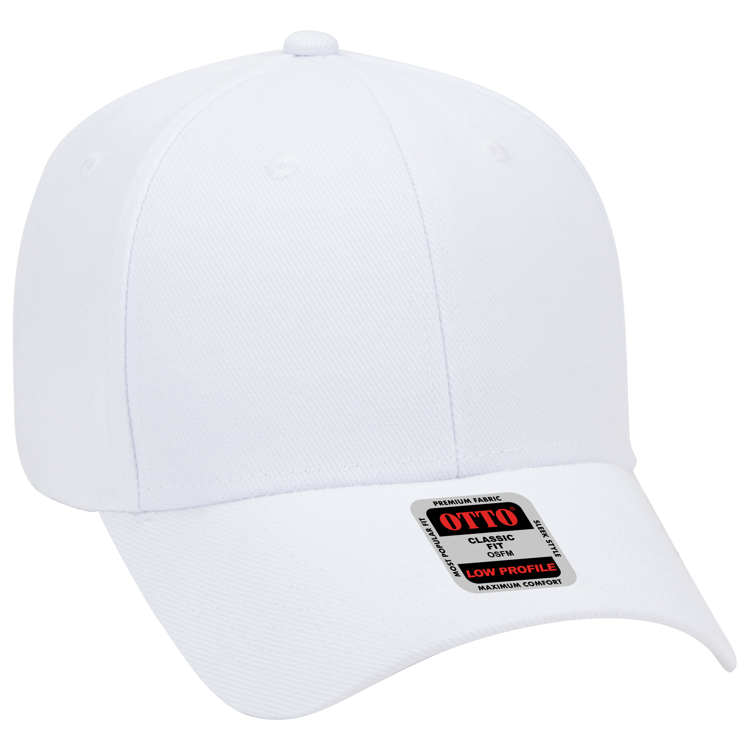 OTTO CAP® 6 Panel Low Profile Baseball Cap 2
