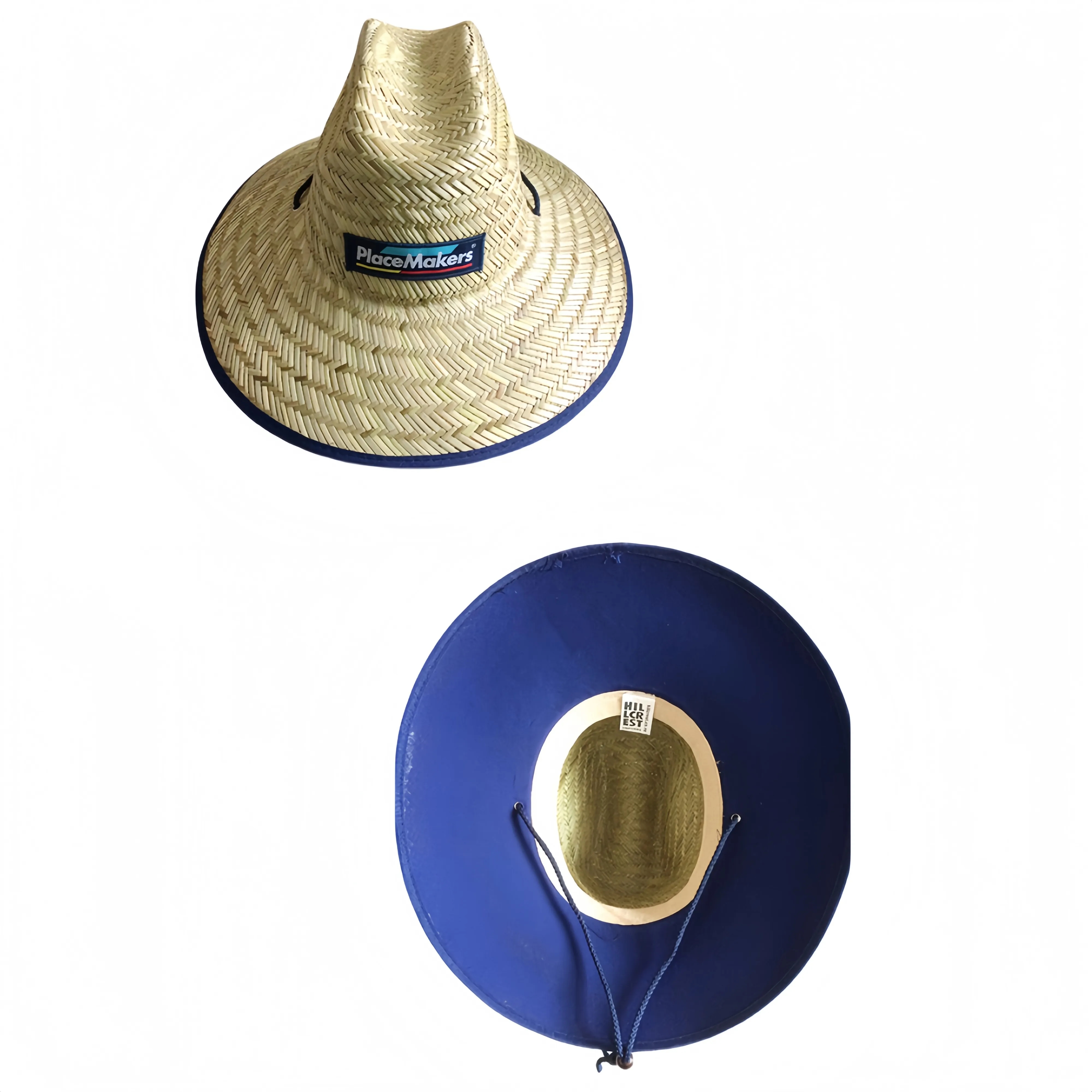 Straw Hat + Full Color Underbrim & Patch 2