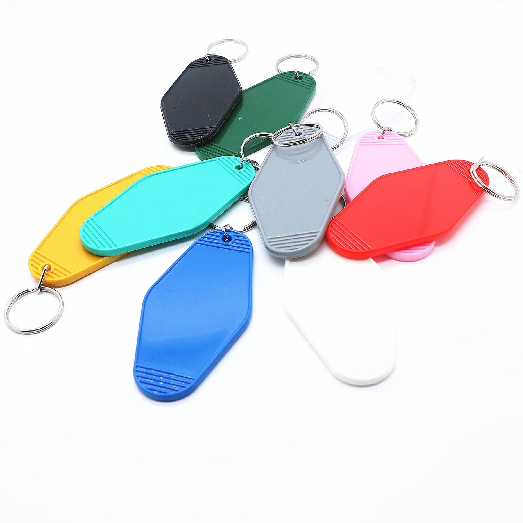 MOQ 100PCS Motel Hotel Sublimation Keychains 4