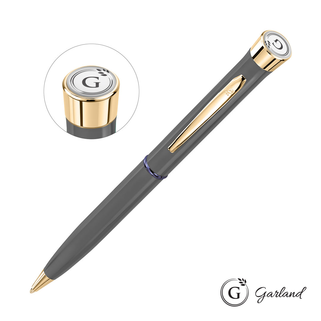 Garland® Recycled Ballpoint Twist Pen - Gold Accent 2