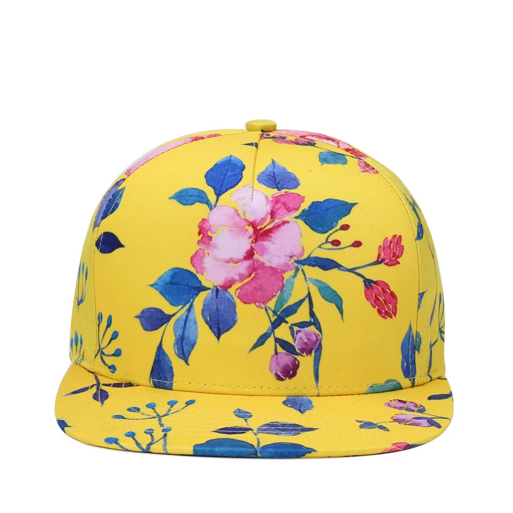Floral Snapback Hat 5