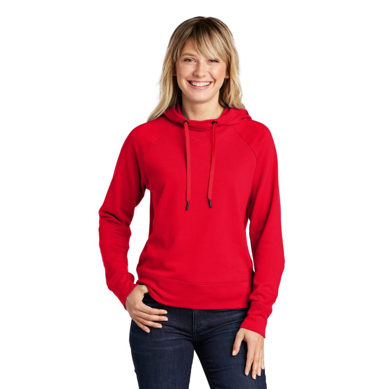 Sport-Tek Women's Lightweight French Terry Pullover Hoodie., custom hoodie or sweatshirt with logo imprint 10